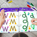 writoimprov™️ 128Pages Reusable Tracing Line Book For kids 📚