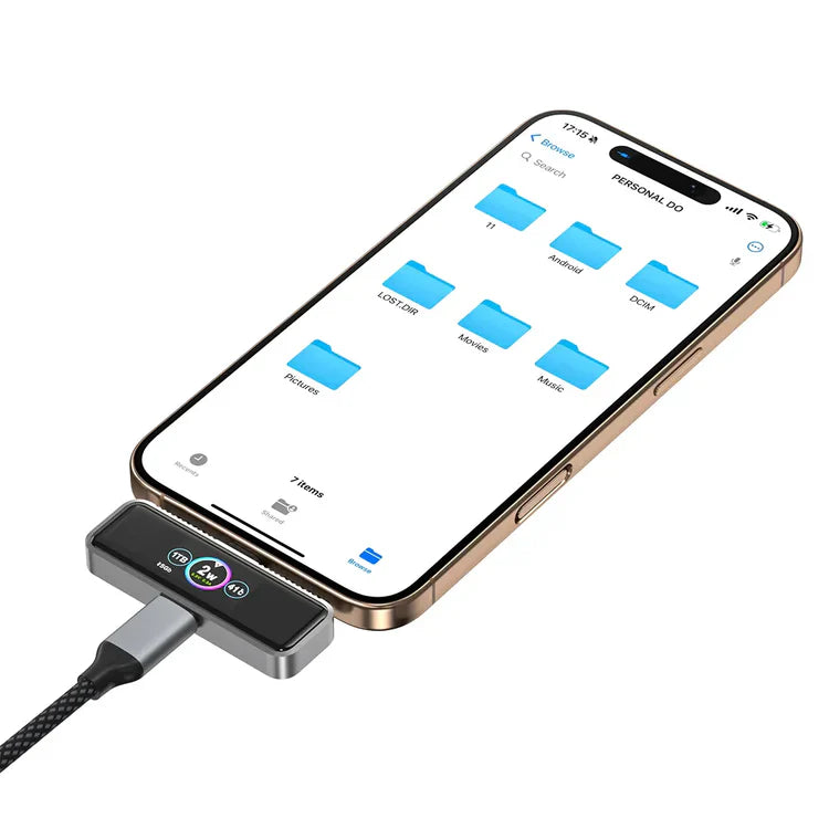 Zike USB-C Lightning Port Magnetic Storage: Instant Expansion for Your Phone