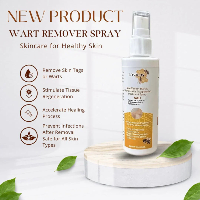 🪔Diwali Sale 50%+ OFF Bee Venom Wart Remover Spray 30ml Buy 1 Get 1 Free!!😍