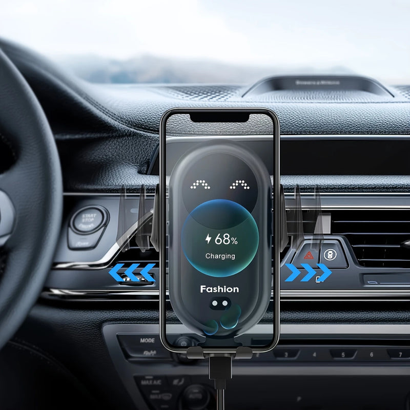 HoldFast™ 2-in-1 Wireless Car Phone Holder & Charger