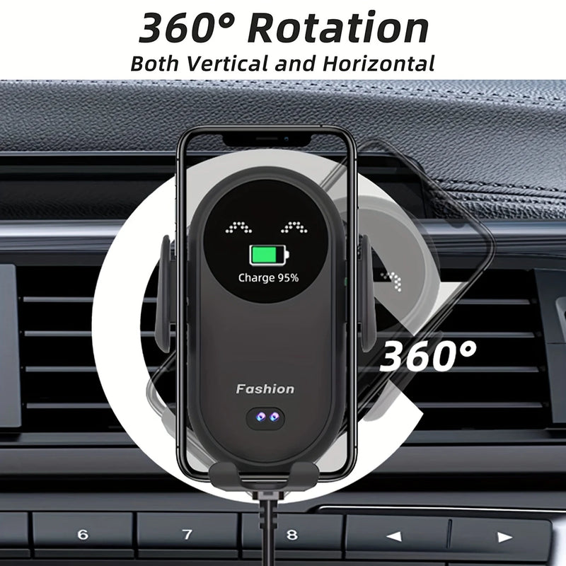 HoldFast™ 2-in-1 Wireless Car Phone Holder & Charger