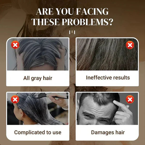 ✨Japanese Long Lasting Natural Hair Dye Shampoo (Buy 1 Get 2 Free)🔥