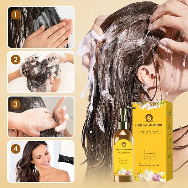 ✨Japanese Long Lasting Natural Hair Dye Shampoo (Buy 1 Get 2 Free)🔥