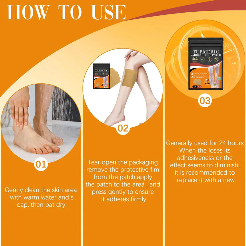 VeinGuard™-Varicose Vein Patches BOX Of 4 Packs (BUY 1 GET 1 FREE🔥)