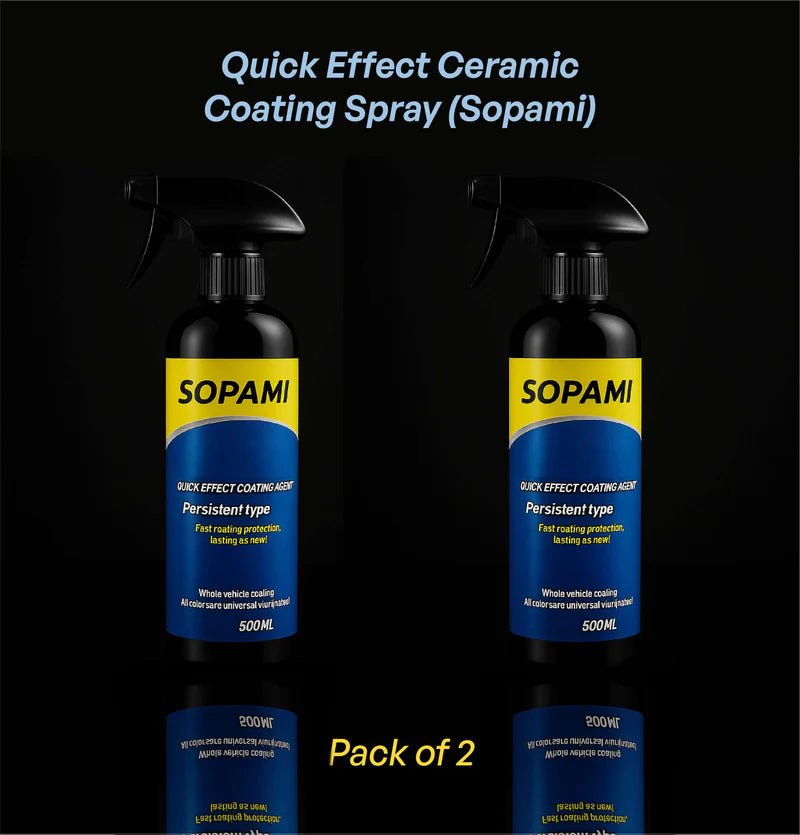 Sopami™️  Quick Effect Ceramic Coating Spray (Pack of 2)